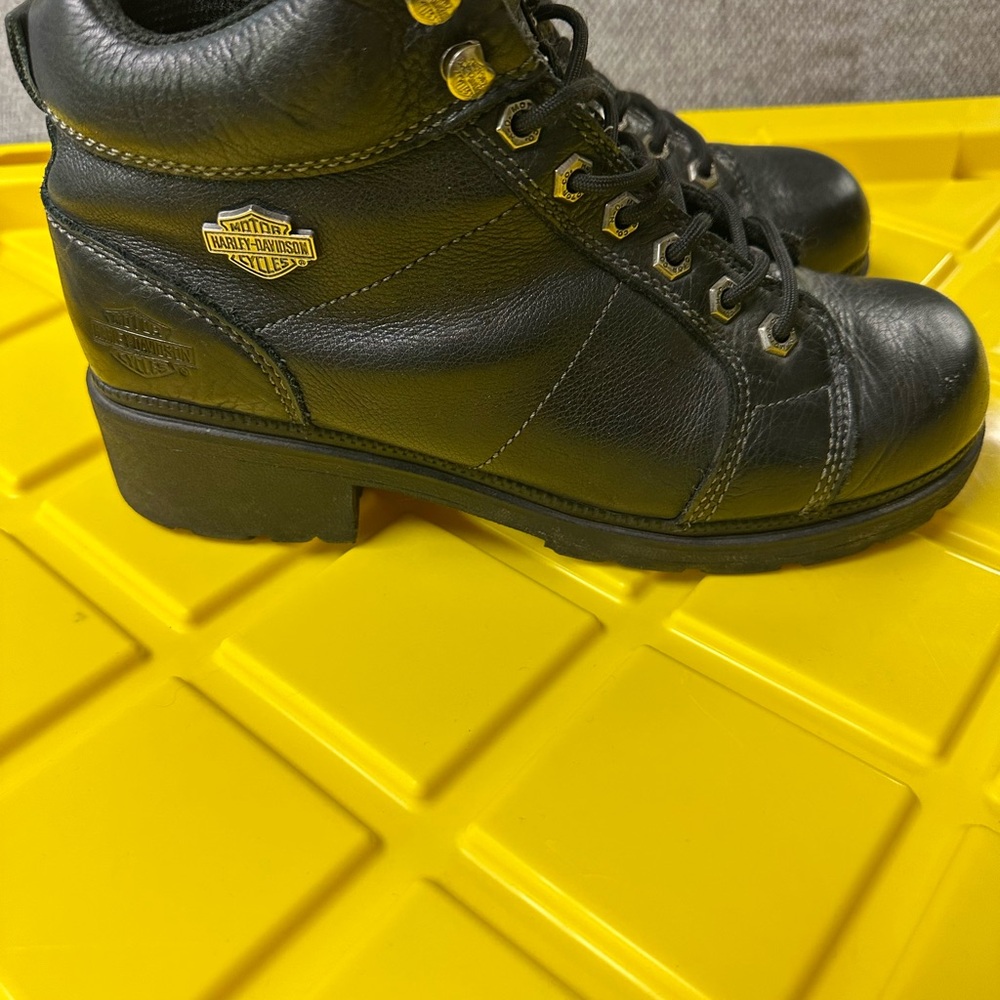 Harley-Davidson Black Leather Boots